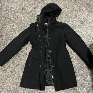 Women’s soft shell trench coat